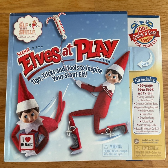 Elf on the Shelf Scout Elves at Play Kit Idea Book and Tools - Picture 1 of 15